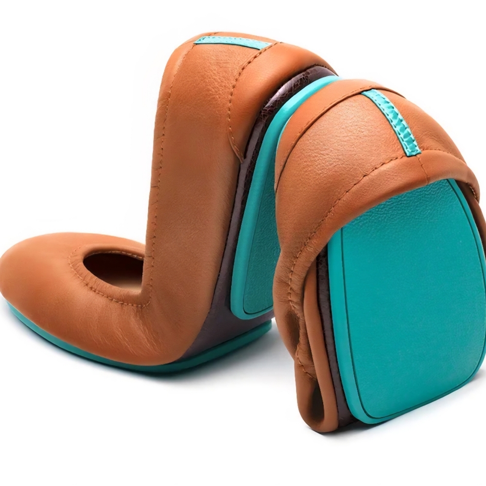 Tieks Chestnut Leather Ballet Flats